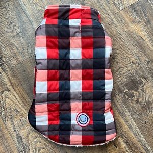 Dog puffy sherpa vest